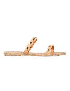 Πέδιλα-Σανδάλια Γυναικεία Ancient Greek Sandals Natural Kara