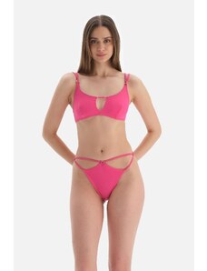 Dagi Bikini Top - Ροζ - Απλό