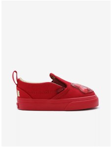 Κόκκινα παιδικά αθλητικά παπούτσια VANS Slip-On V HARIBO - Αγόρια