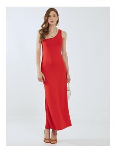 Celestino Φόρεμα με έναν ώμο κοκκινο για Γυναίκα