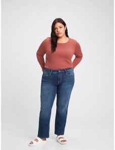 GAP Mid Rise Classic Straight Leg Jeans Παντελόνι με Washwell