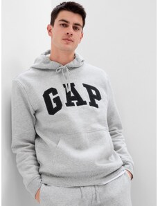 Γκρι Gap Logo Φούτερ με Κουκούλα