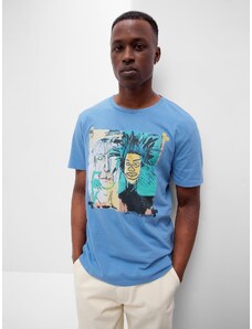 GAP Μπλε Jean-Michel Basquiat Graphic Μπλούζα