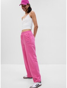 Ροζ Vintage Soft Gap Logo Wide-Leg Παντελόνι Φόρμας