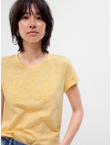 Κίτρινη 100% Οργανικό Βαμβάκι Gap Logo Μπλούζα
