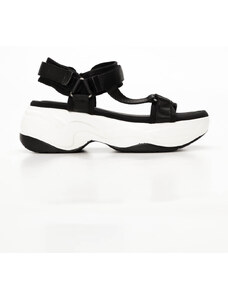 Luigi Sneakers Sandals με Λουράκια & Scratch - Μαύρο - 001002