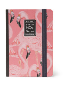 Legami μικρό σημειωματάριο με γραμμές 13χ9 Flamingo NOTP0077
