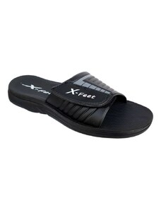 Fiore X-Feet b05 Μαύρες Ανδρικές Σαγιονάρες
