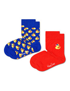 Σετ ψηλές κάλτσες παιδικές 2 τεμαχίων Happy Socks