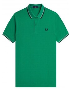 polo FRED PERRY M3600 fred perry green/seagrass/navy/R34