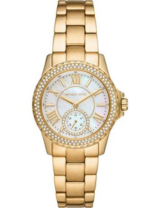 MICHAEL KORS Everest Crystals - MK7363, Gold case with Stainless Steel Bracelet