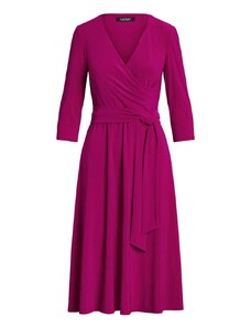 RALPH LAUREN Φορεμα Carlyna-3/4 Sleeve-Day Dress 250769904031 fuchsia berry