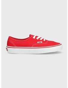 Πάνινα παπούτσια Vans Authentic χρώμα: κόκκινο VN000EE3RED