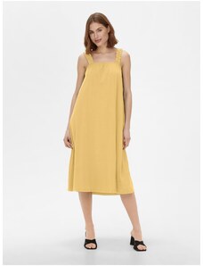 Only Κίτρινο γυναικείο φόρεμα ΜΟΝΟ Μάιος - Κυρίες