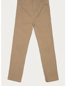 Παιδικό παντελόνι Tommy Hilfiger χρώμα: μπεζ