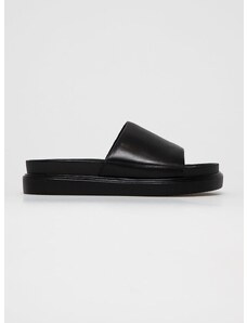 Δερμάτινες παντόφλες Vagabond Shoemakers Shoemakers ανδρικές, χρώμα: μαύρο