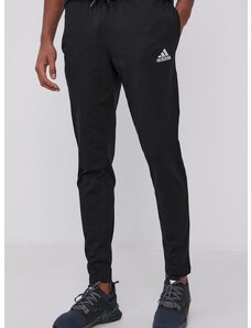 Παντελόνι adidas ανδρικό, χρώμα: μαύρο