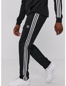 Παντελόνι adidas Originals ανδρικό, χρώμα: μαύρο