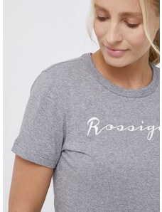 Βαμβακερό μπλουζάκι Rossignol χρώμα: γκρι