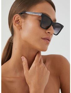 Γυαλιά ηλίου Burberry γυναικεία, χρώμα: μαύρο