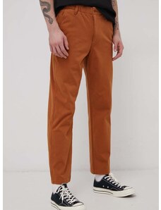 Παντελόνι Levi's CHINO EZ TAPER ανδρικό, χρώμα: καφέ