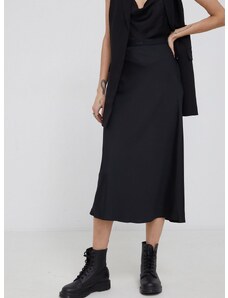 Φούστα Calvin Klein χρώμα: μαύρο