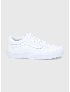 Παιδικά πάνινα παπούτσια Vans χρώμα: άσπρο