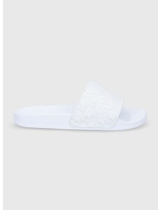 Παντόφλες Karl Lagerfeld Kondo ανδρικός, χρώμα: άσπρο