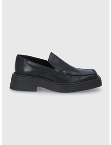 Δερμάτινα μοκασίνια Vagabond Shoemakers Shoemakers Eyra γυναικεία, χρώμα: μαύρο