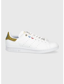 Παπούτσια adidas Originals Stan Smith χρώμα: άσπρο