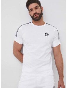 Βαμβακερό μπλουζάκι Michael Kors χρώμα: άσπρο