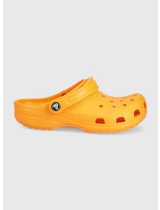 Παντόφλες Crocs χρώμα: πορτοκαλί