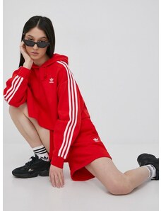 Μπλούζα adidas Originals Adicolor γυναικεία, χρώμα: κόκκινο,
