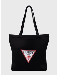 Τσάντα Guess χρώμα: μαύρο
