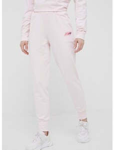 Παντελόνι Tommy Hilfiger γυναικεία, χρώμα: ροζ