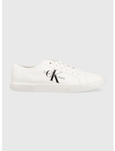 Πάνινα παπούτσια Calvin Klein Jeans ESSENTIAL VULCANIZED 1 χρώμα: άσπρο YM0YM00306
