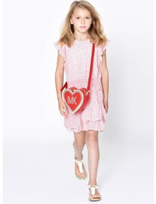 Παιδικό φόρεμα Michael Kors χρώμα: κόκκινο,
