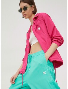 Μπουφάν adidas Originals Always Original γυναικείο, χρώμα: ροζ