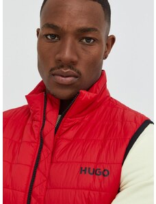 Αμάνικο μπουφάν HUGO χρώμα: κόκκινο