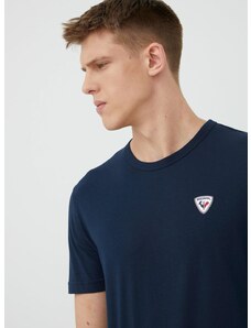 Βαμβακερό μπλουζάκι Rossignol χρώμα: ναυτικό μπλε