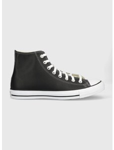 Δερμάτινες μπότες πεζοπορίας Converse Chuck Taylor All Star χρώμα: μαύρο