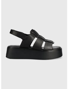 Δερμάτινα σανδάλια Vagabond Shoemakers Shoemakers Courtney χρώμα: μαύρο