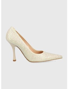Γόβες παπούτσια Liu Jo Glam Leonie Hanne χρώμα: άσπρο