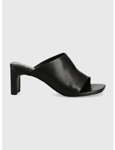 Δερμάτινες παντόφλες Vagabond Shoemakers Shoemakers Luisa γυναικείες, χρώμα: μαύρο