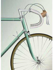 Vissevasse Αφίσα Racing Bicycle 50x70 cm
