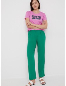 Παντελόνι Pepe Jeans χρώμα: πράσινο