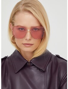 Γυαλιά ηλίου Alexander McQueen χρώμα: ροζ