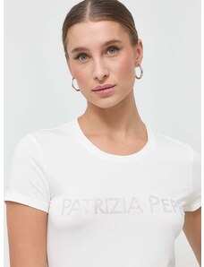 Μπλουζάκι Patrizia Pepe χρώμα: άσπρο