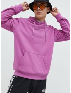 Βαμβακερή μπλούζα adidas Originals χρώμα: ροζ,