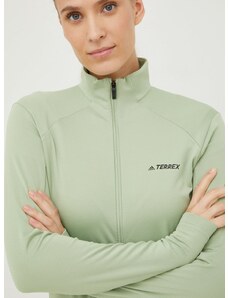 Αθλητική μπλούζα adidas TERREX Multi γυναικεία, χρώμα: πράσινο